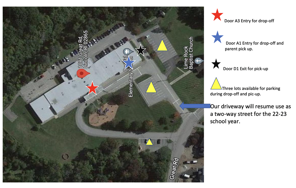 Arrival & Dismissal Locations
